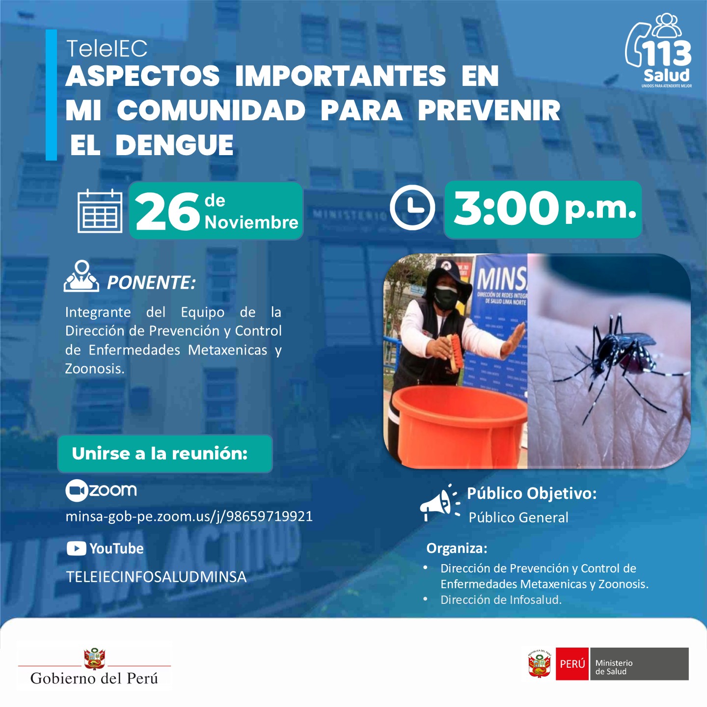 "ASPECTOS IMPORTANTES EN MI COMUNIDAD PARA PREVENIR EL DENGUE"