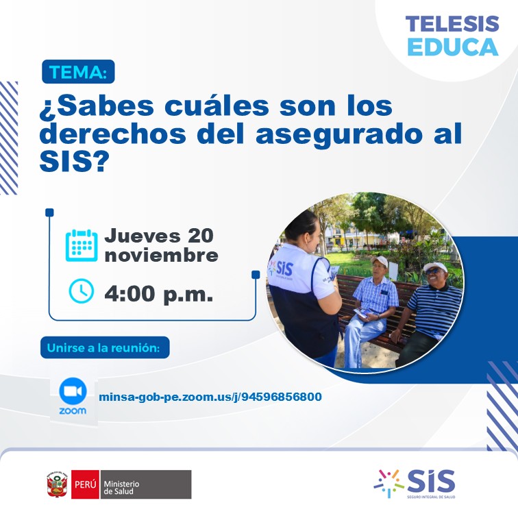 ¿SABES CUÁLES SON LOS DERECHOS DEL ASEGURADO AL SIS?