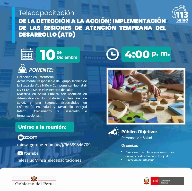 DE LA DETECCIÓN A LA ACCIÓN: IMPLEMENTACIÓN DE LAS SESIONES DE ATENCIÓN TEMPRANA DEL DESARROLLO (ATD)