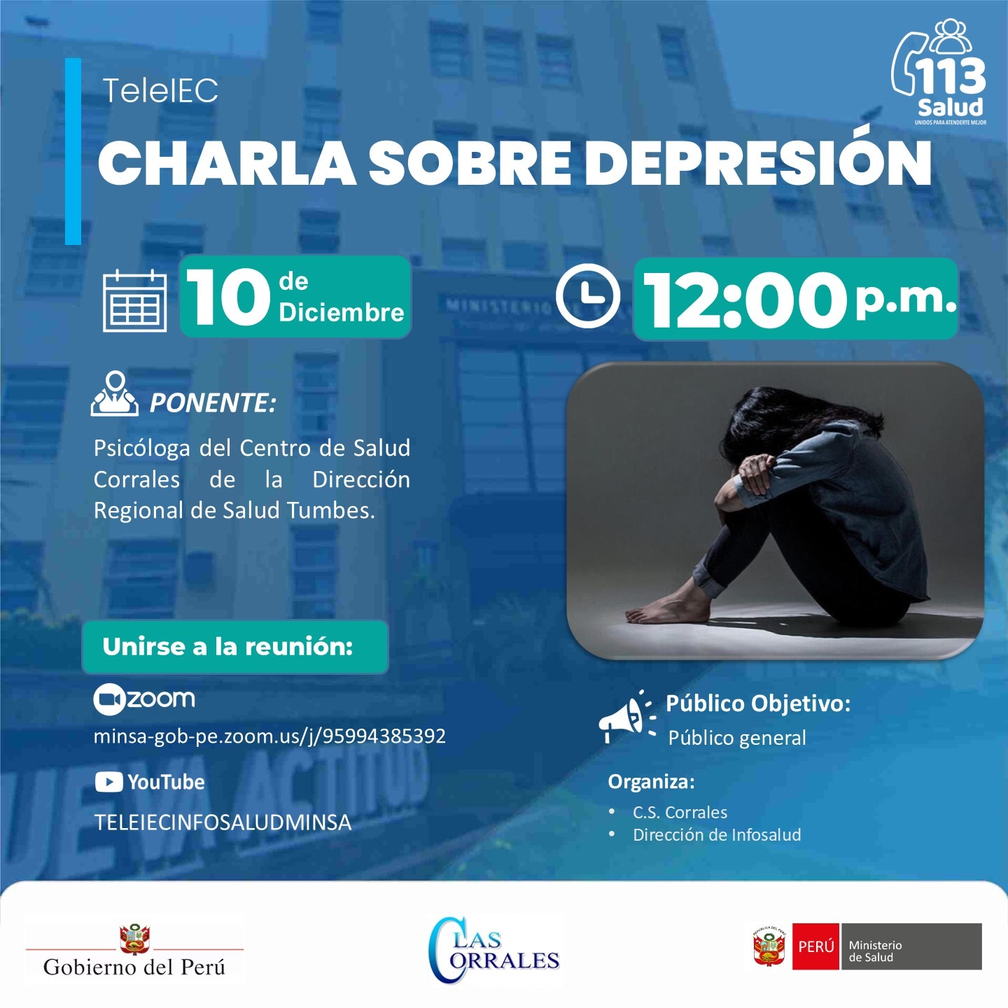 “CHARLA SOBRE DEPRESIÓN"