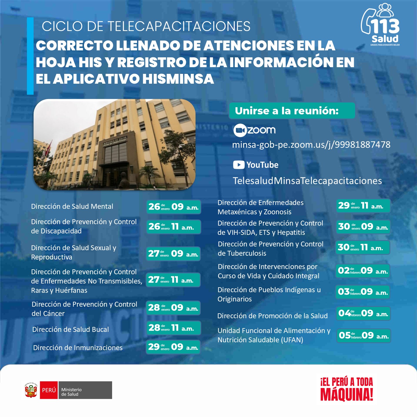 CORRECTO LLENADO DE ATENCIONES EN LA HOJA HIS Y REGISTRO DE LA INFORMACIÓN EN EL APLICATIVO HISMINSA