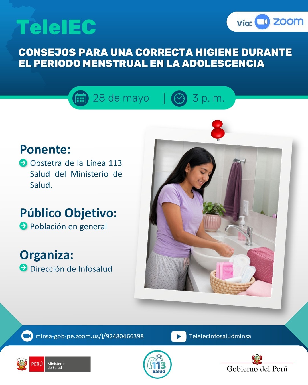 CONSEJOS PARA UNA CORRECTA HIGIENE DURANTE EL PERIODO MENSTRUAL EN LA ADOLESCENCIA