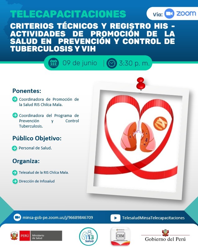 CRITERIOS TÉCNICOS Y REGISTRO HIS -ACTIVIDADES DE PROMOCIÓN DE LA SALUD EN  PREVENCIÓN Y CONTROL DE TUBERCULOSIS Y VIH